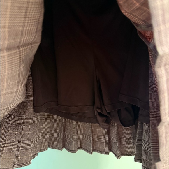 SO Plum Plaid Pleated Skirt - Picture 2 of 2